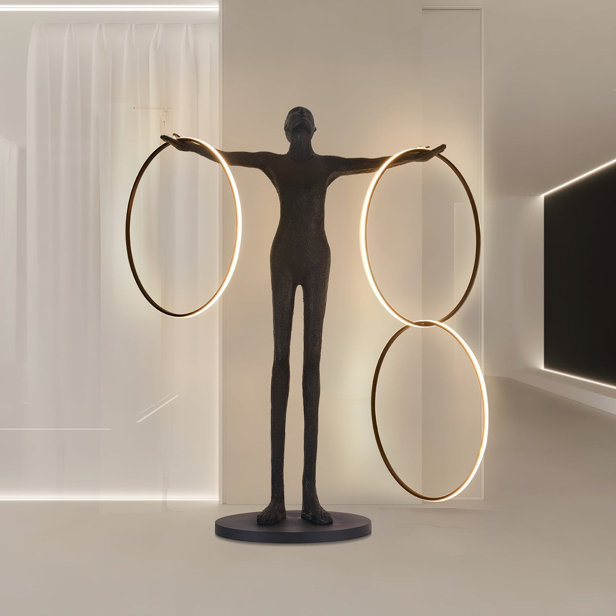 Trinity Life Sculpture Floor Lamp - view 4
