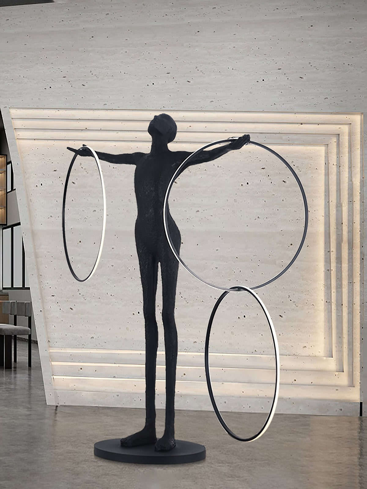 Trinity Life Sculpture Floor Lamp - view 14