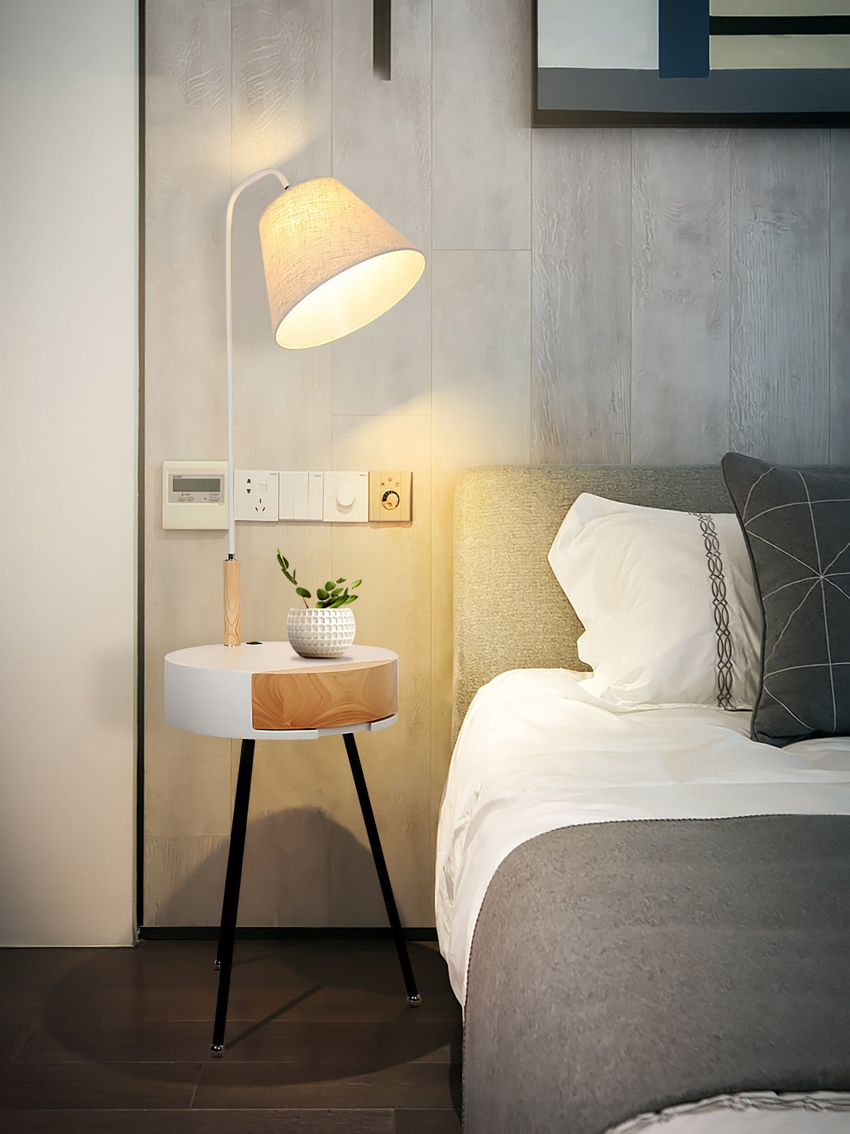 Tripod Fabric Floor Lamp - view 14
