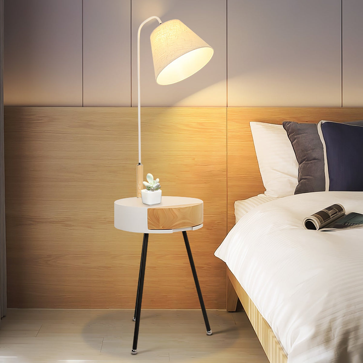 Tripod Fabric Floor Lamp - view 6