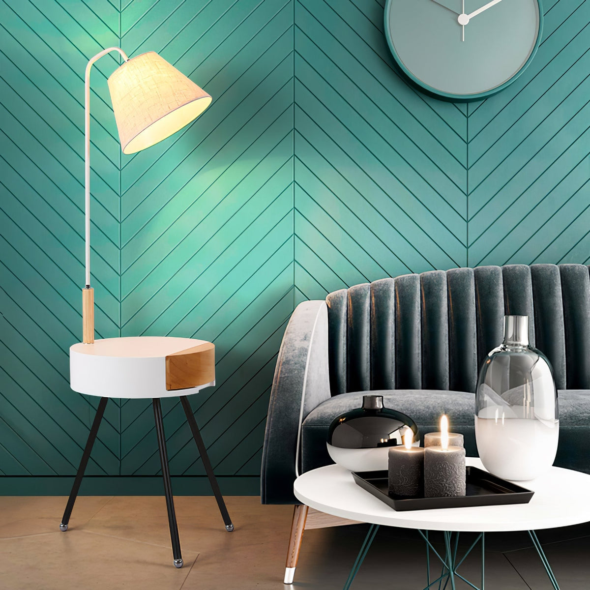 Tripod Fabric Floor Lamp - view 21