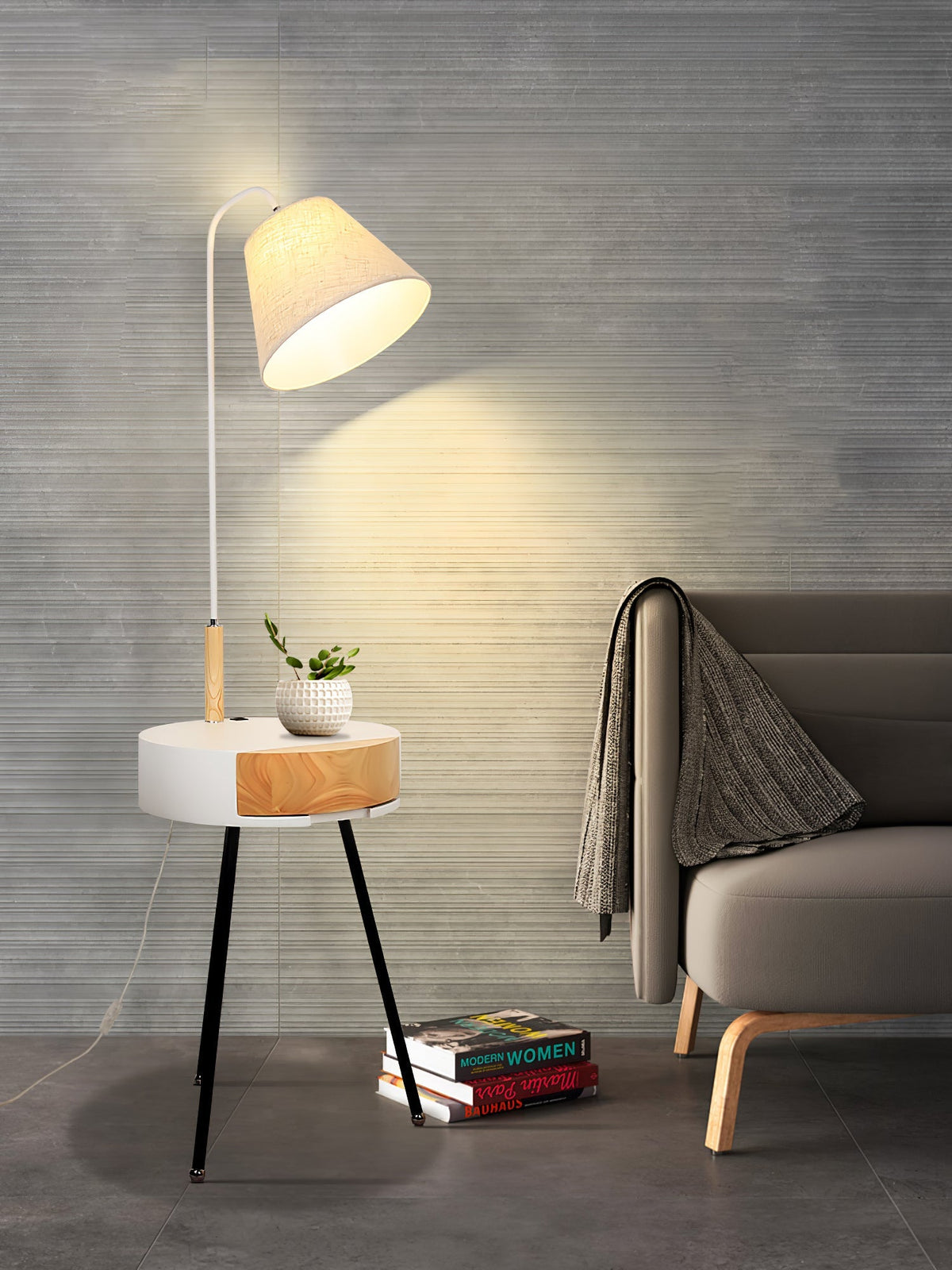 Tripod Fabric Floor Lamp - view 26