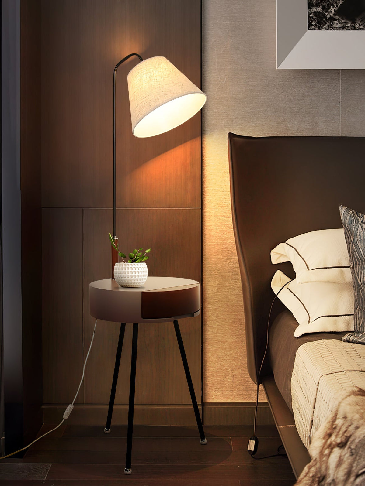Tripod Fabric Floor Lamp - view 7