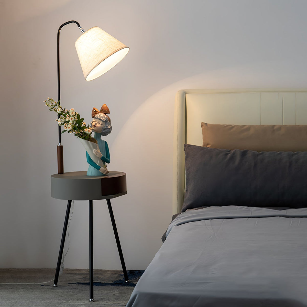 Tripod Fabric Floor Lamp - view 4