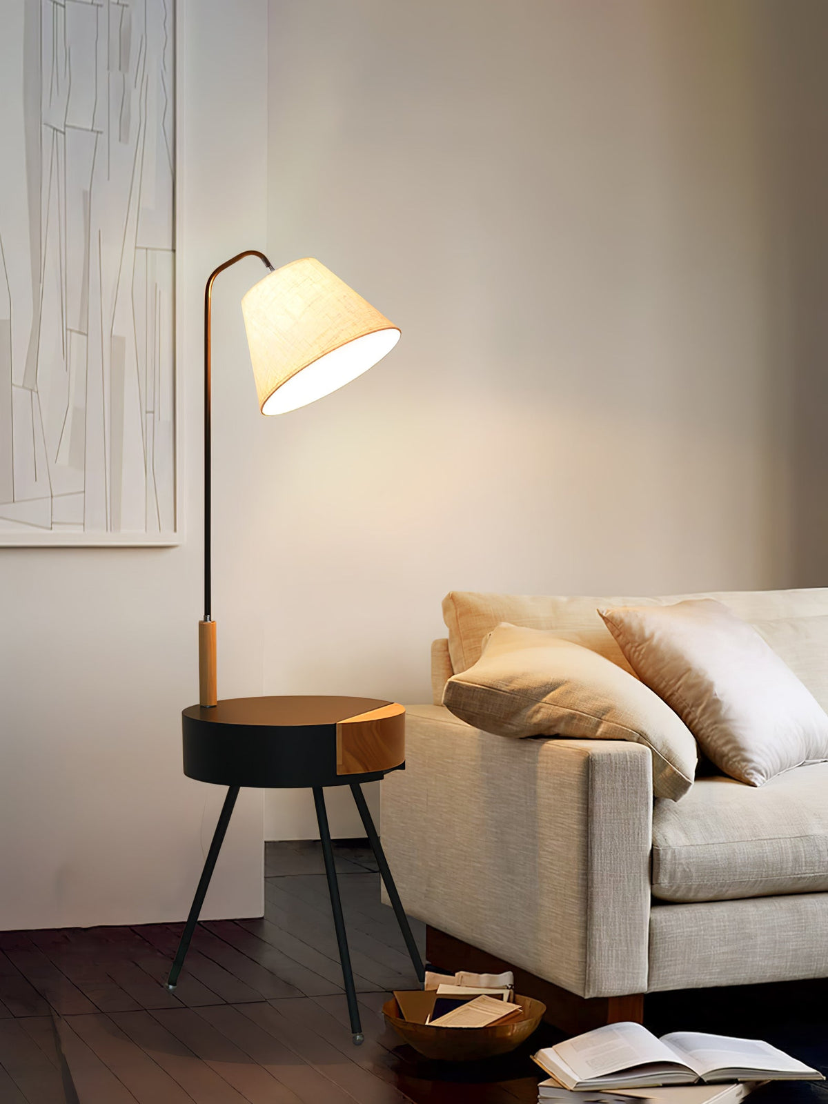 Tripod Fabric Floor Lamp - view 31