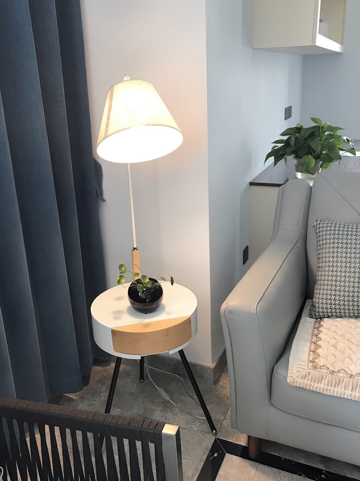 Tripod Fabric Floor Lamp - view 32