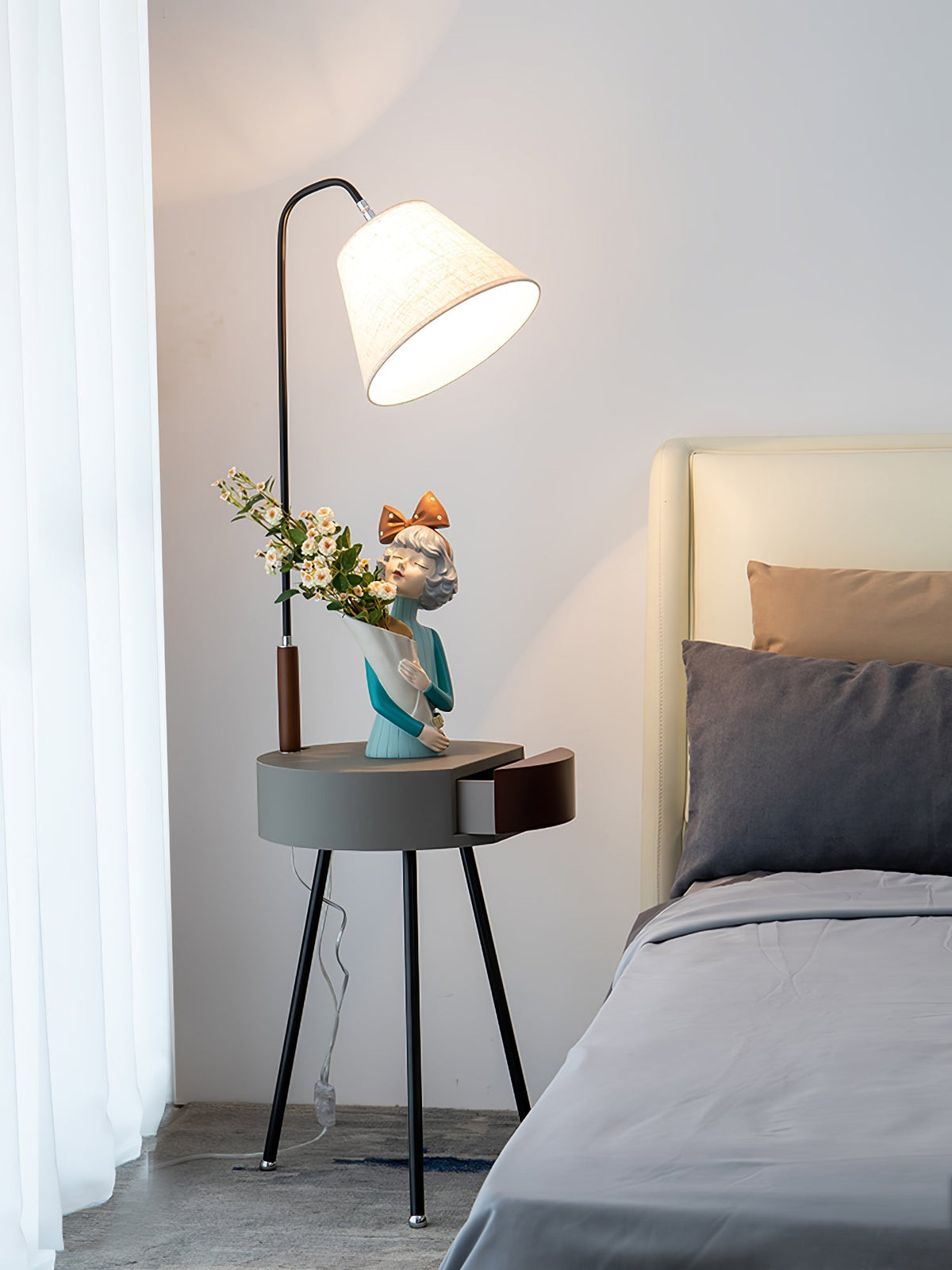 Tripod Fabric Floor Lamp - view 8
