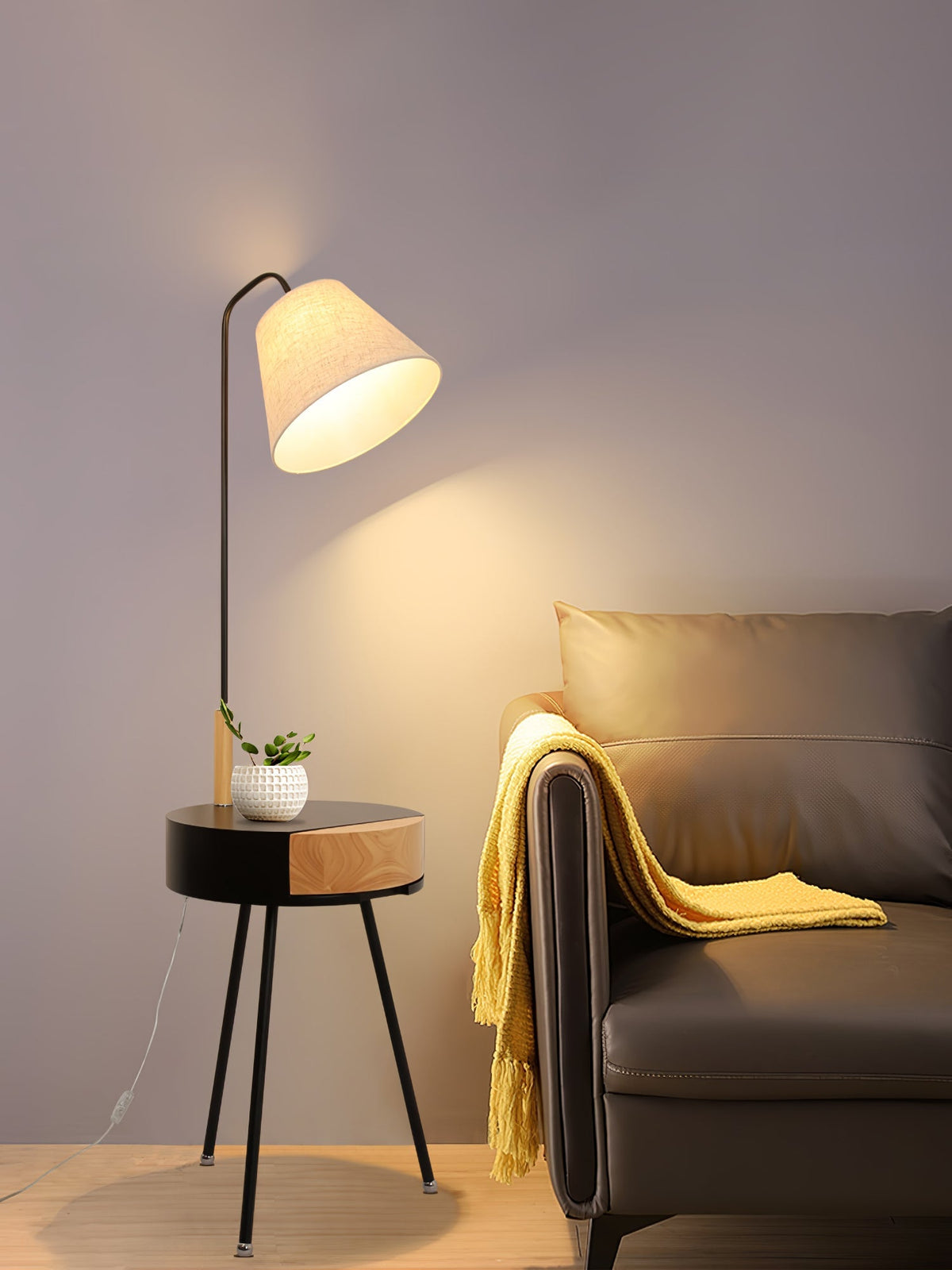 Tripod Fabric Floor Lamp - view 11
