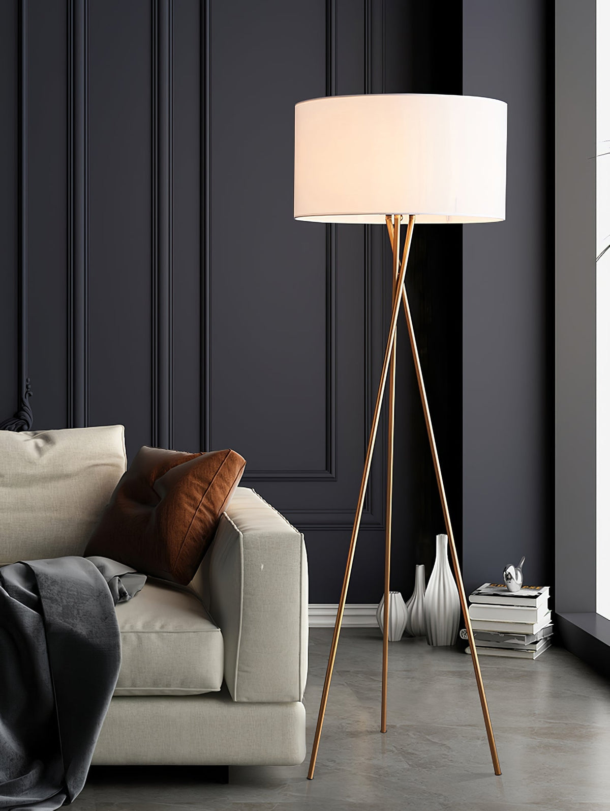 Tripod Grace Floor Lamp - view 8