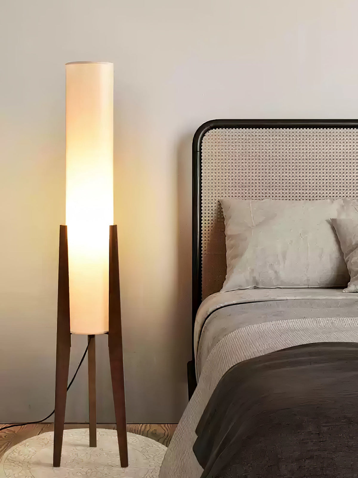 Tripod Walnut Floor Lamp - view 10