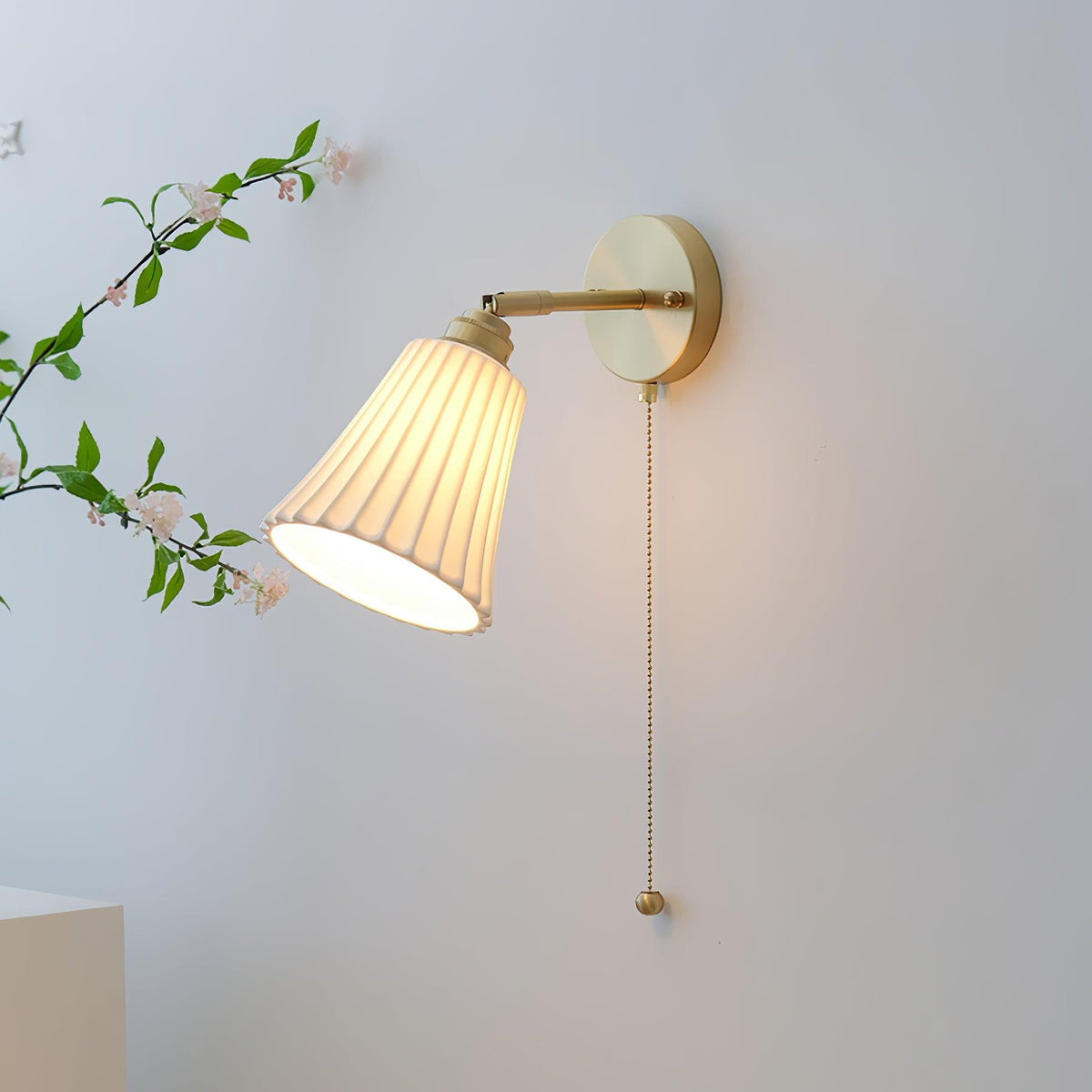 Trumpet Ceramic Wall Light - view 2