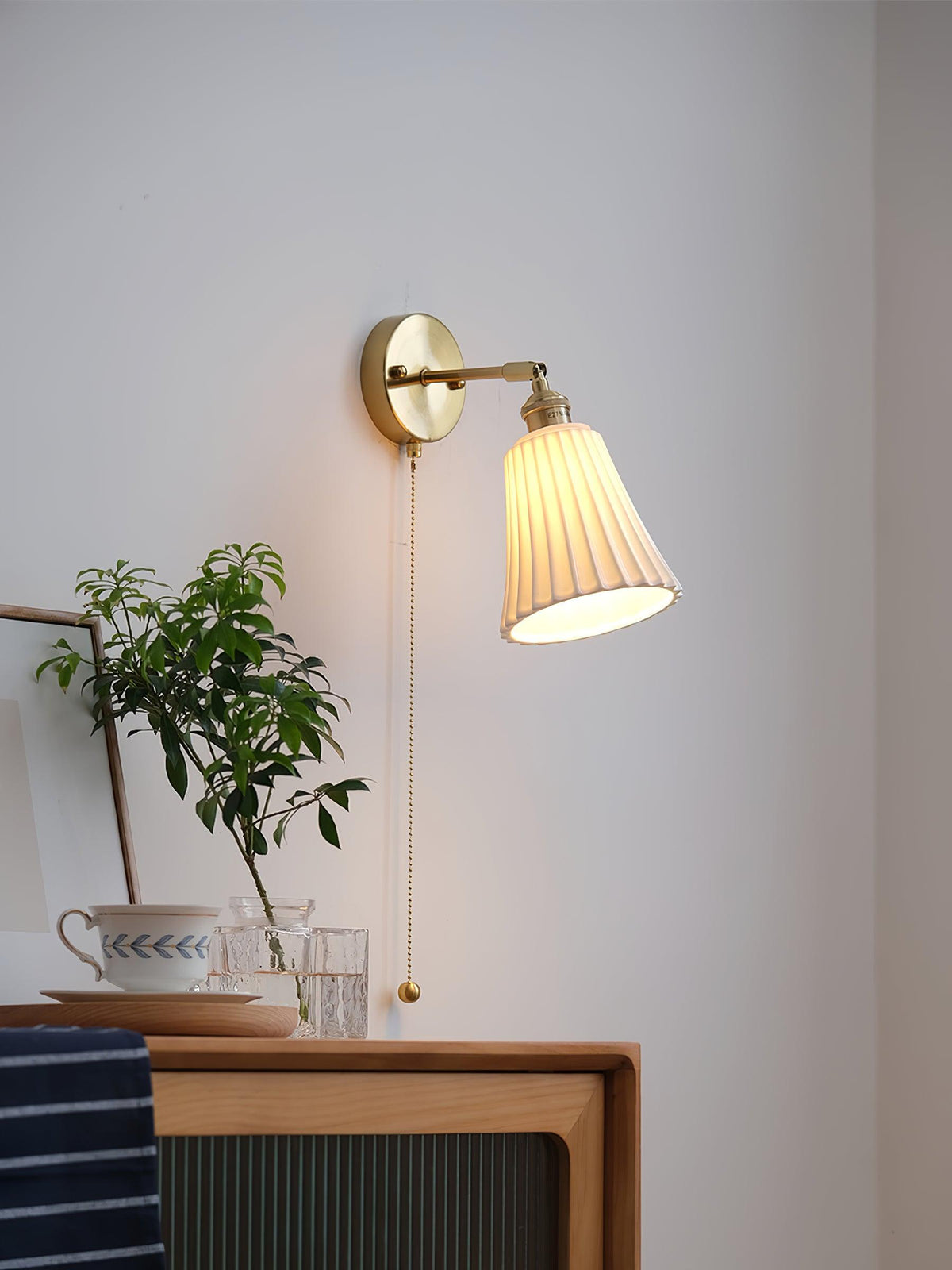 Trumpet Ceramic Wall Light - view 4