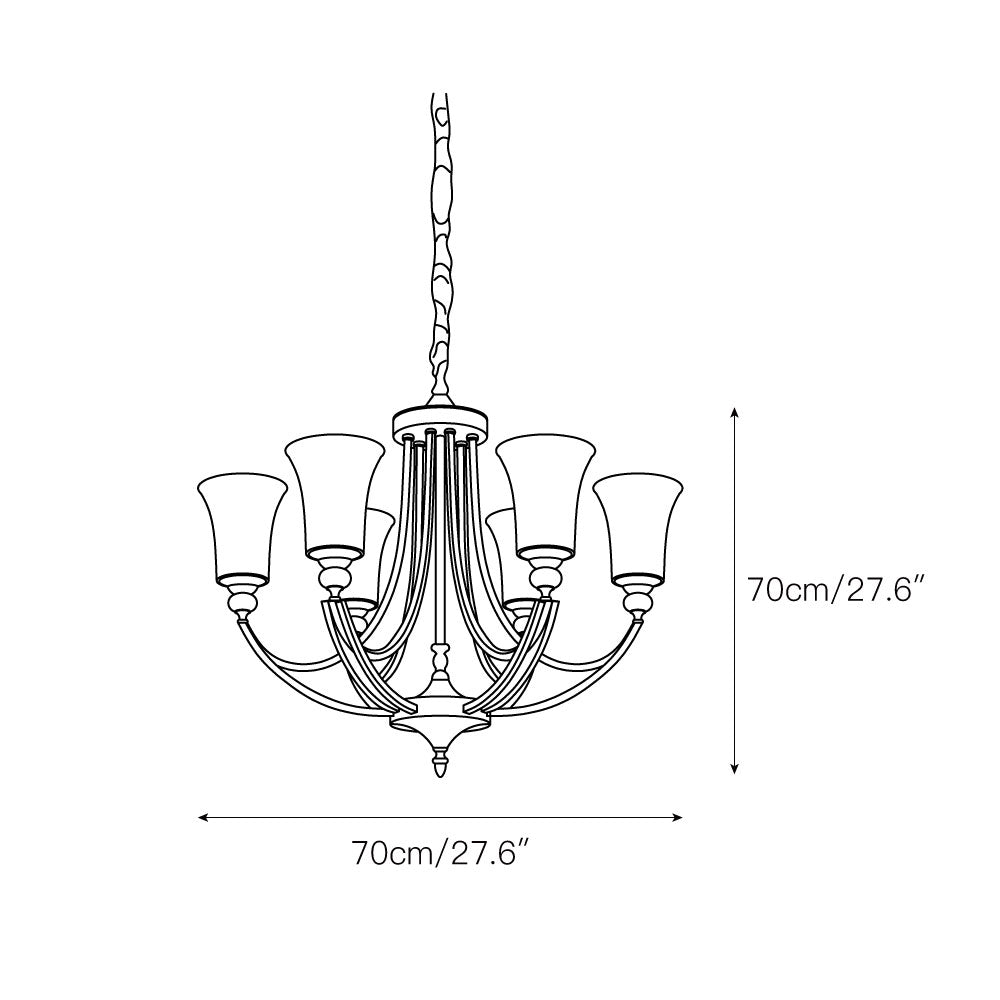 Tuileries Glass Chandelier