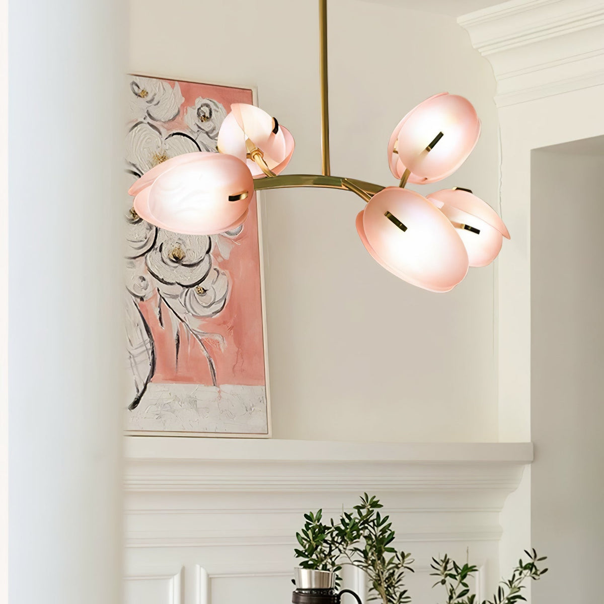 Tulip Bud Chandelier