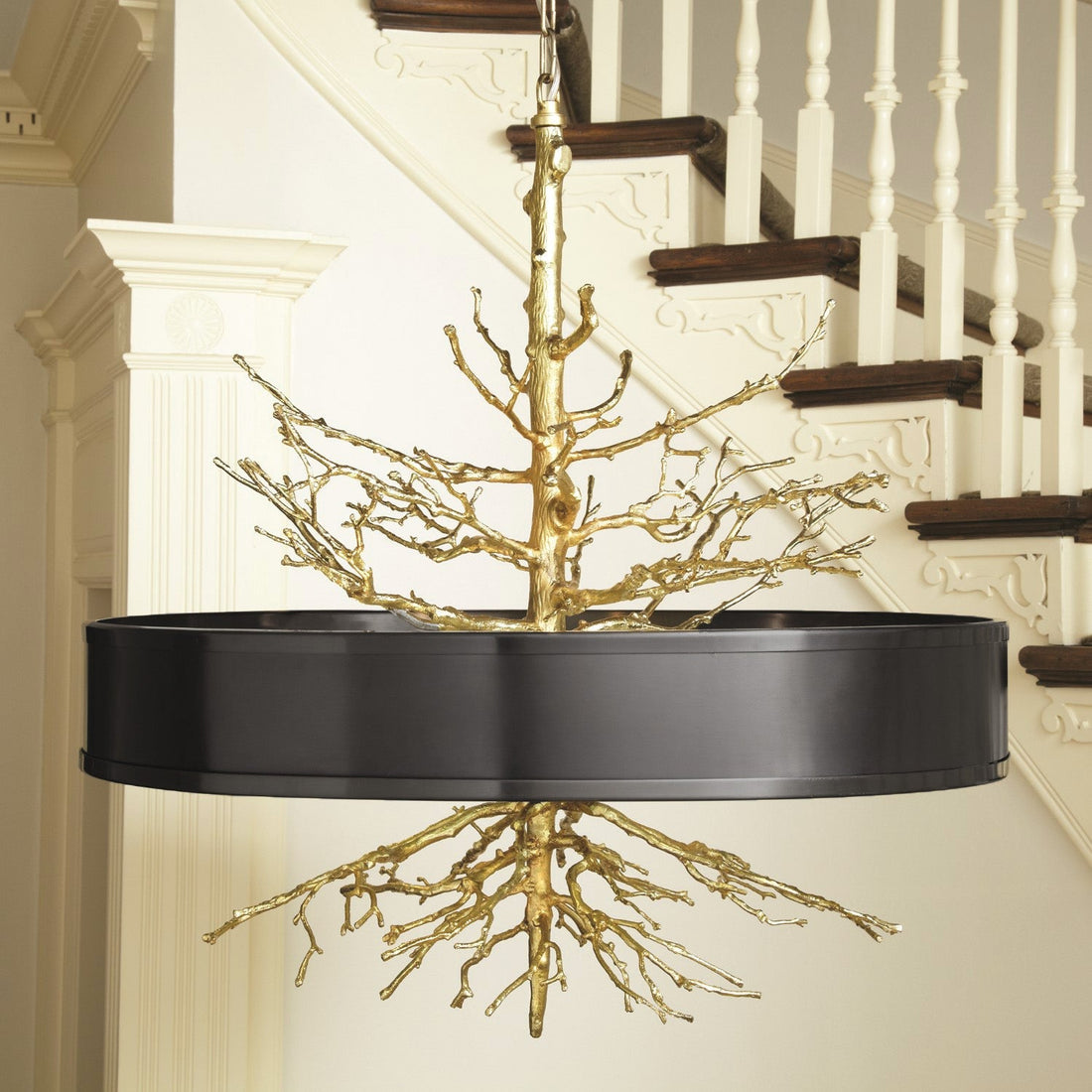 Twig Brass Chandelier