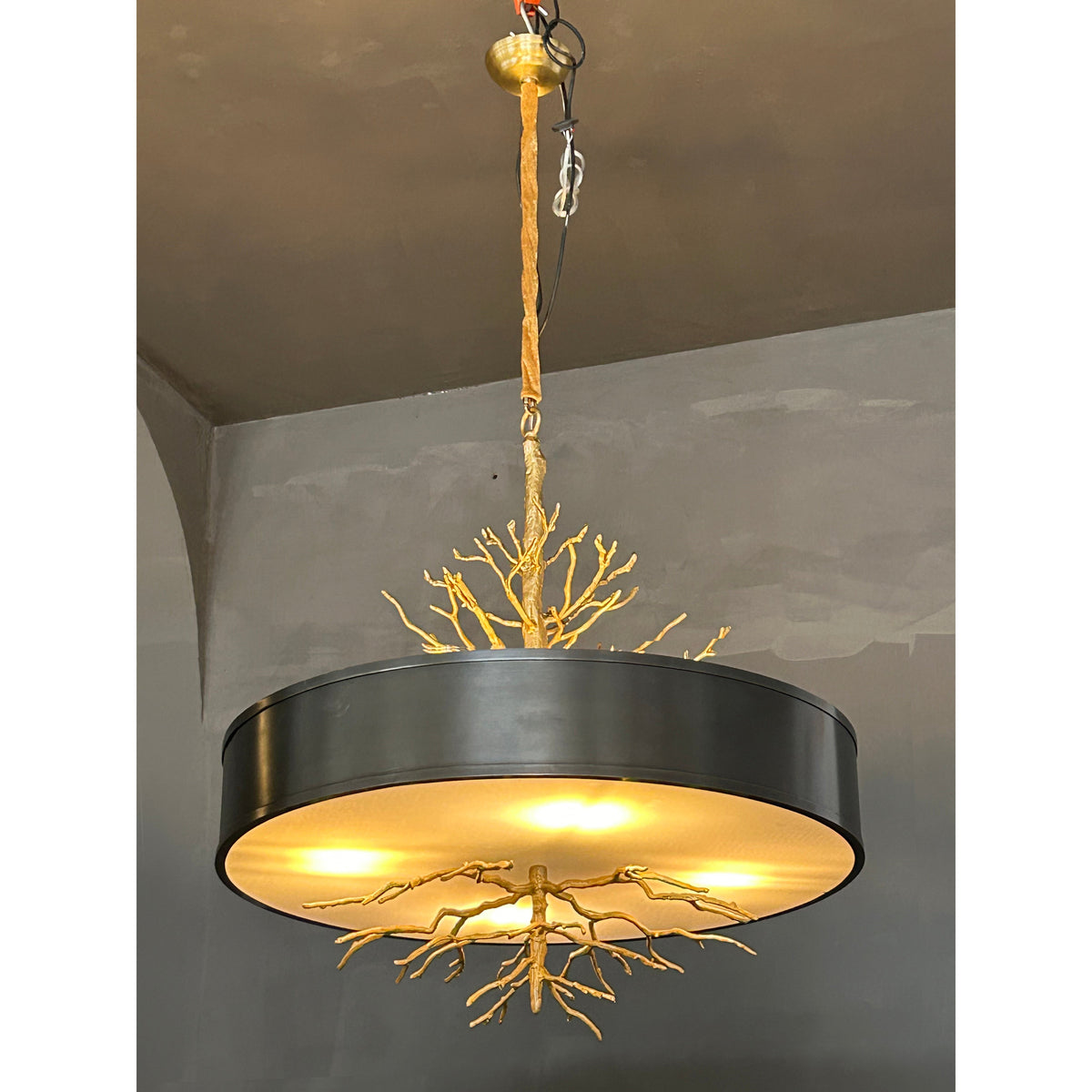 Twig Brass Chandelier