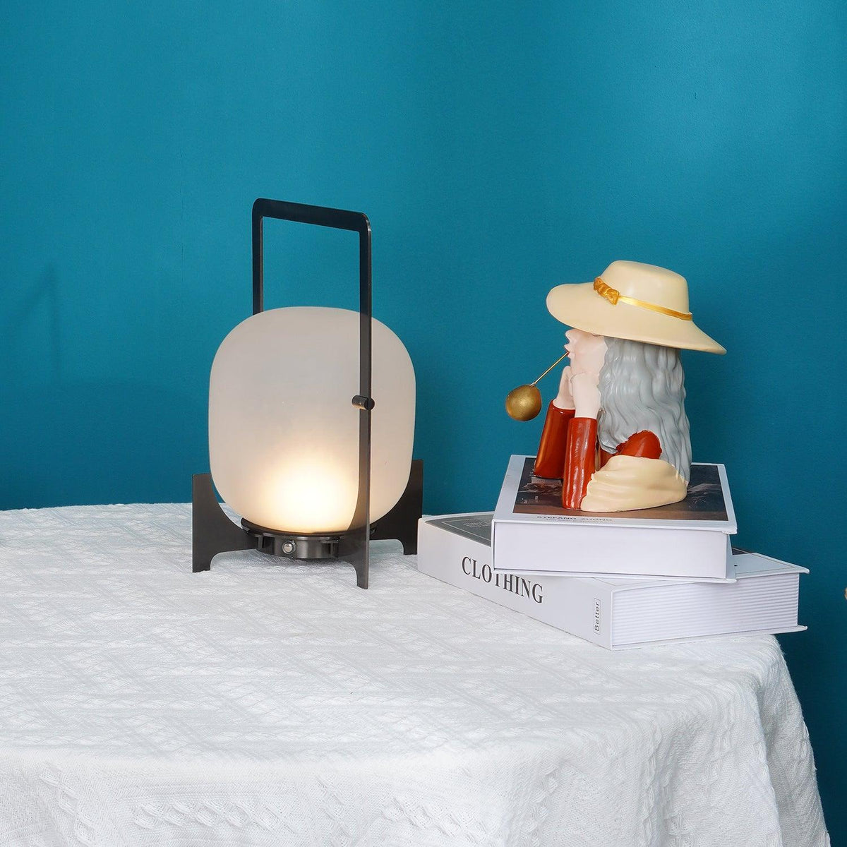 Black Twilight Lantern Table Lamp - view 19