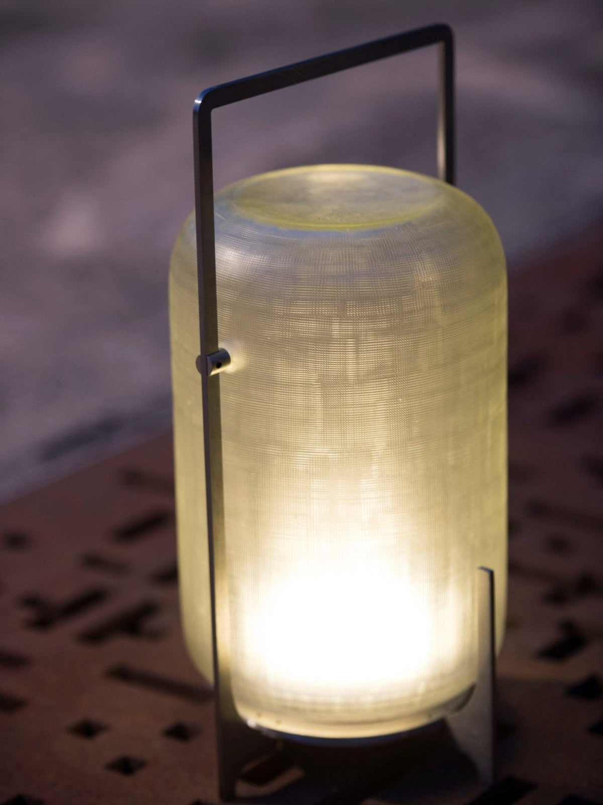 Black Twilight Lantern Table Lamp - view 23