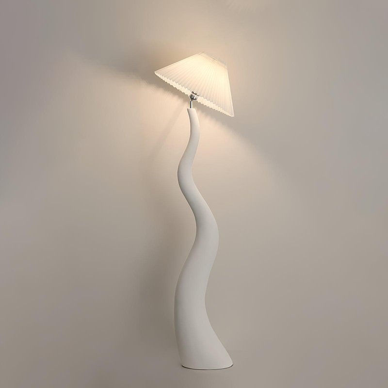 Twisted Pleated Floor Lamp - view 30