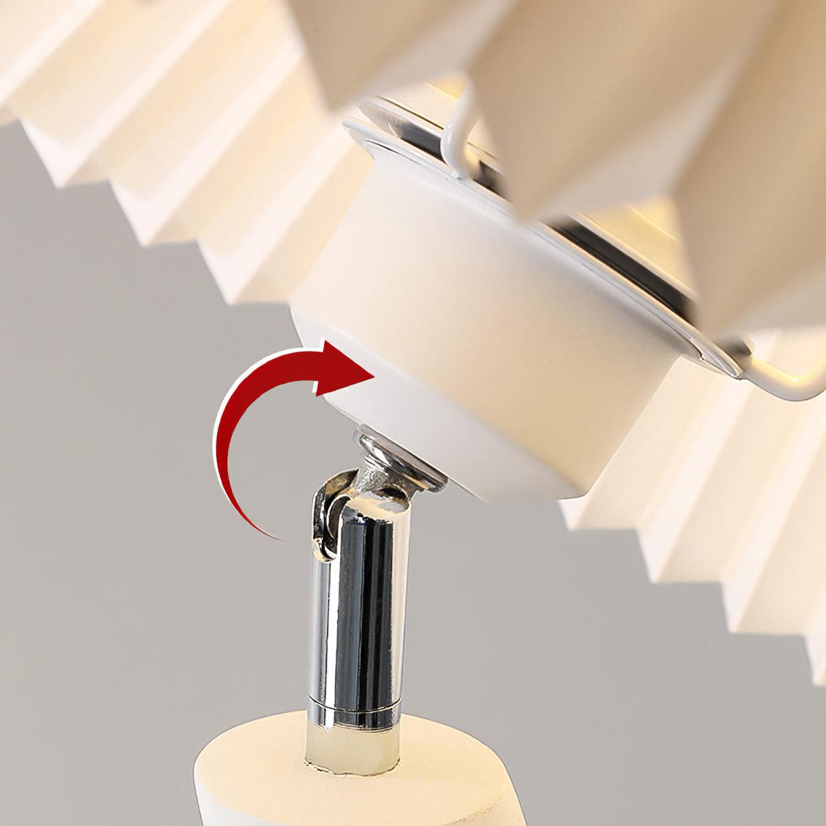 Twisted Pleated Floor Lamp - view 26