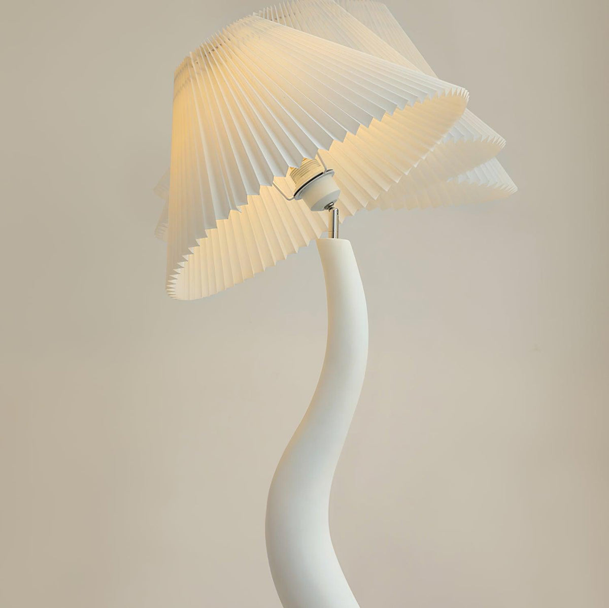 Twisted Pleated Floor Lamp - view 27