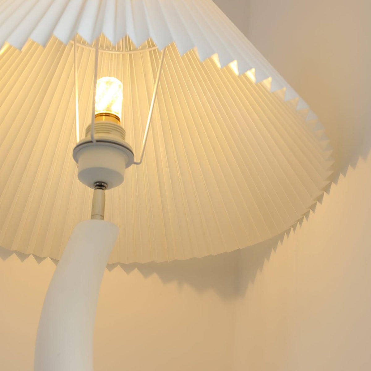 Twisted Pleated Floor Lamp - view 21