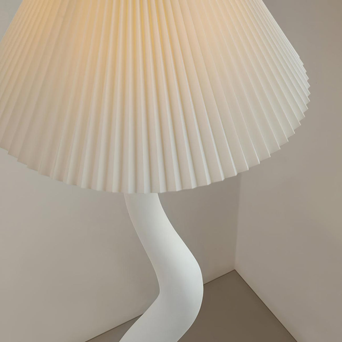 Twisted Pleated Floor Lamp - view 22