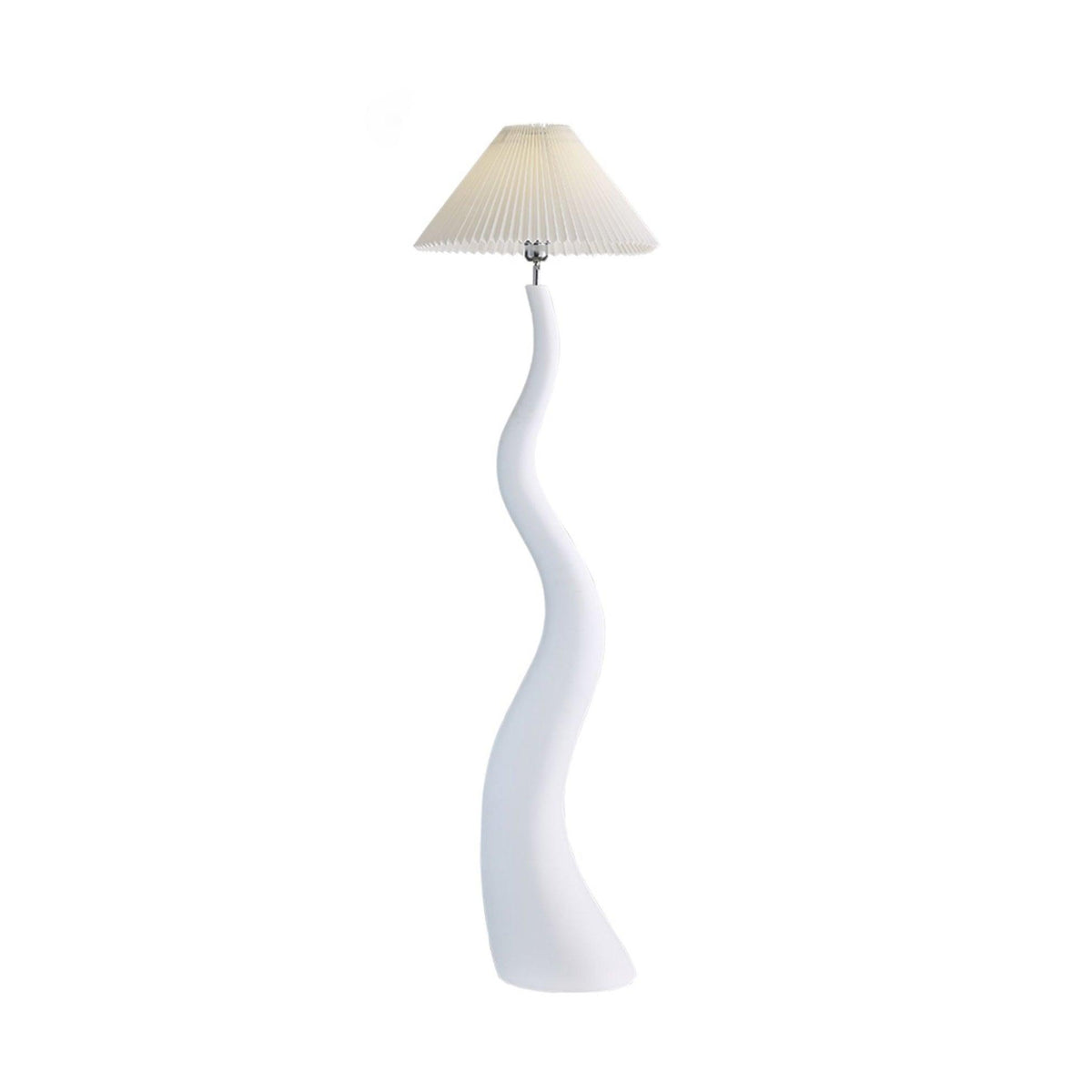 Twisted Pleated Floor Lamp - view 10