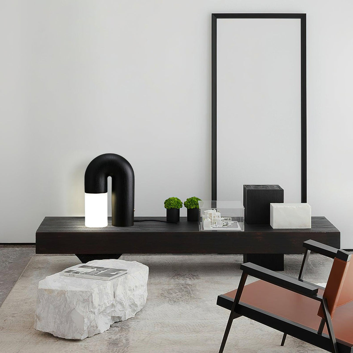 U Shaped Door Table Lamp