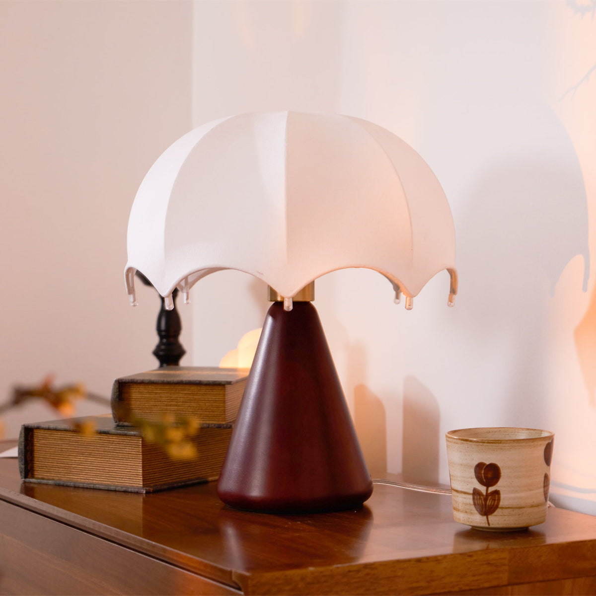 Umbrella Silk Table Lamp