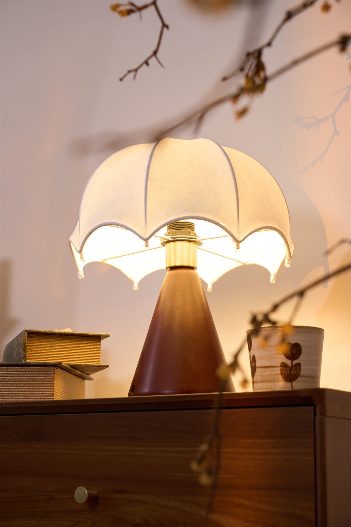 Umbrella Silk Table Lamp
