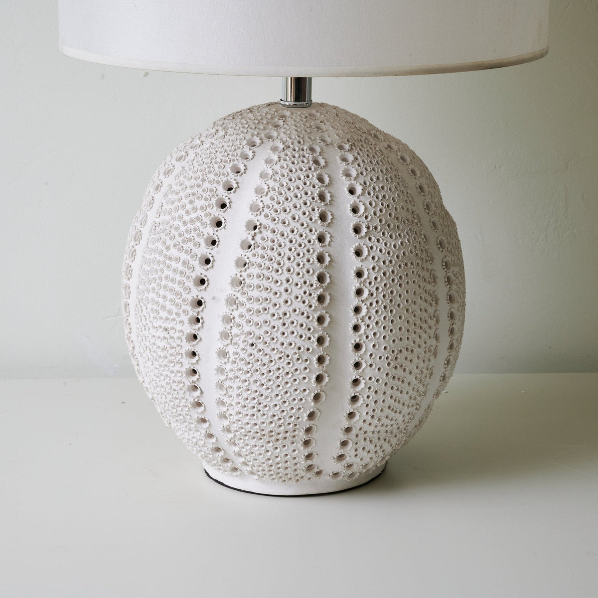 Urchin Textured Ceramic Table Lamp