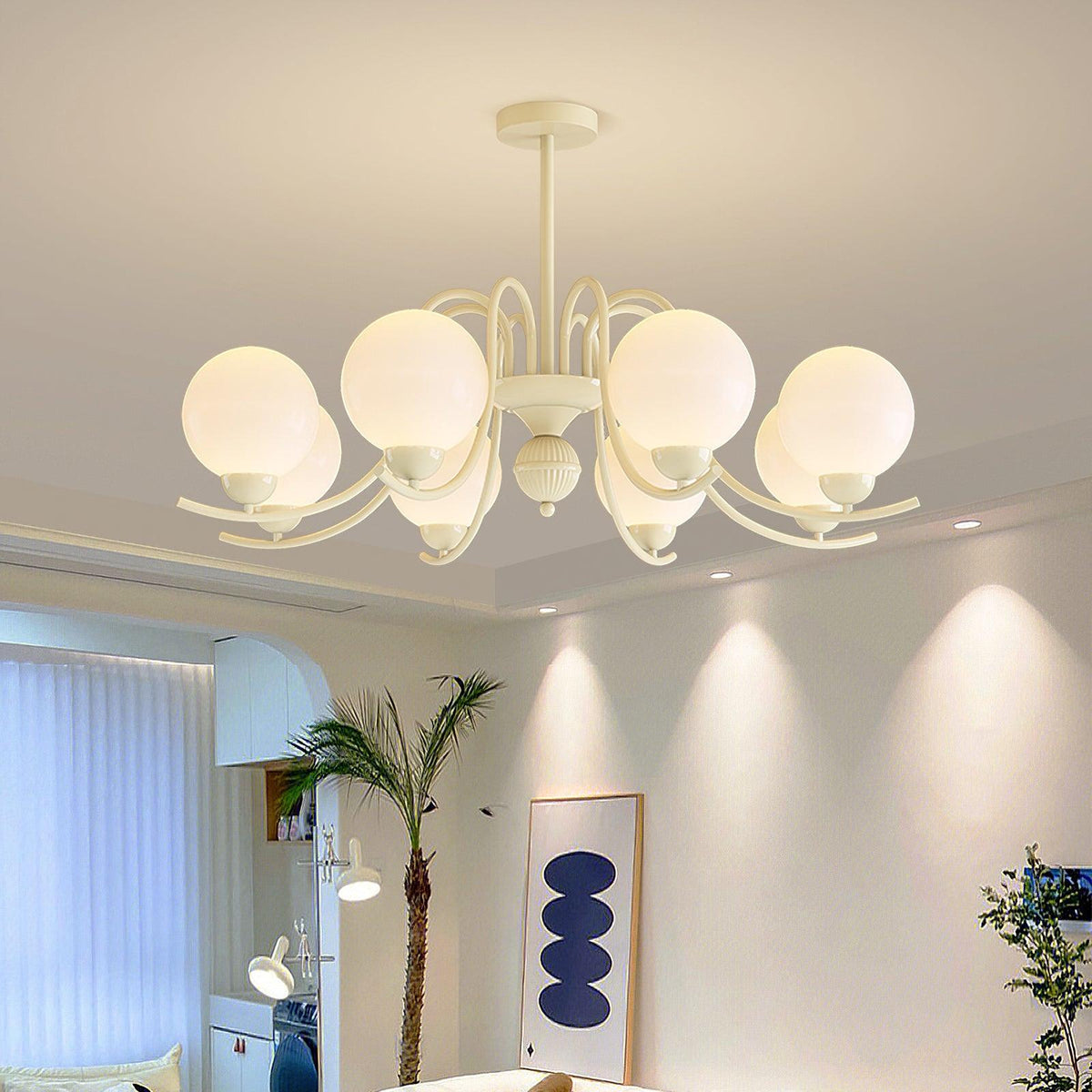 Vanilla Ball Chandelier - view 2