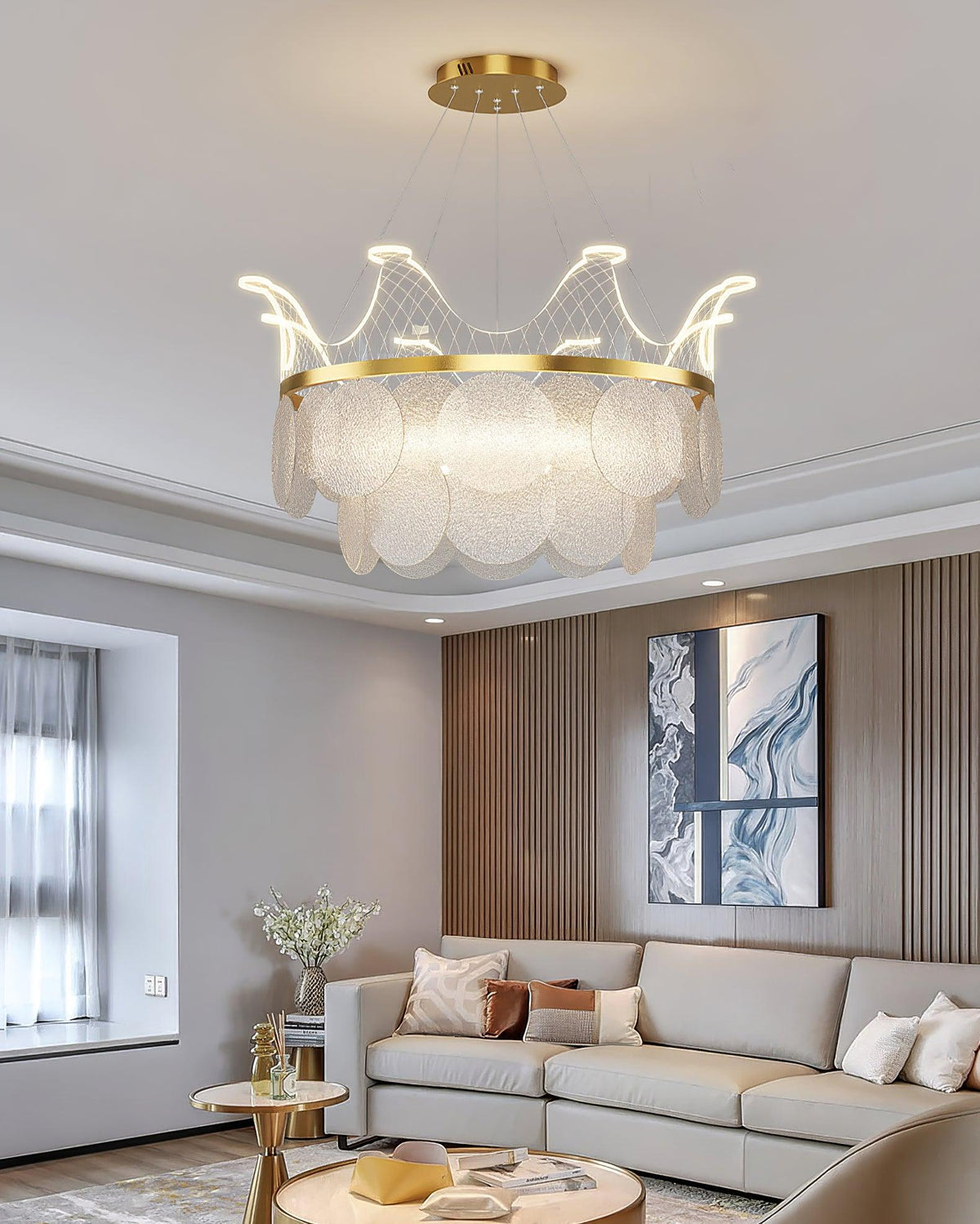Vassar Crown Chandelier - view 12