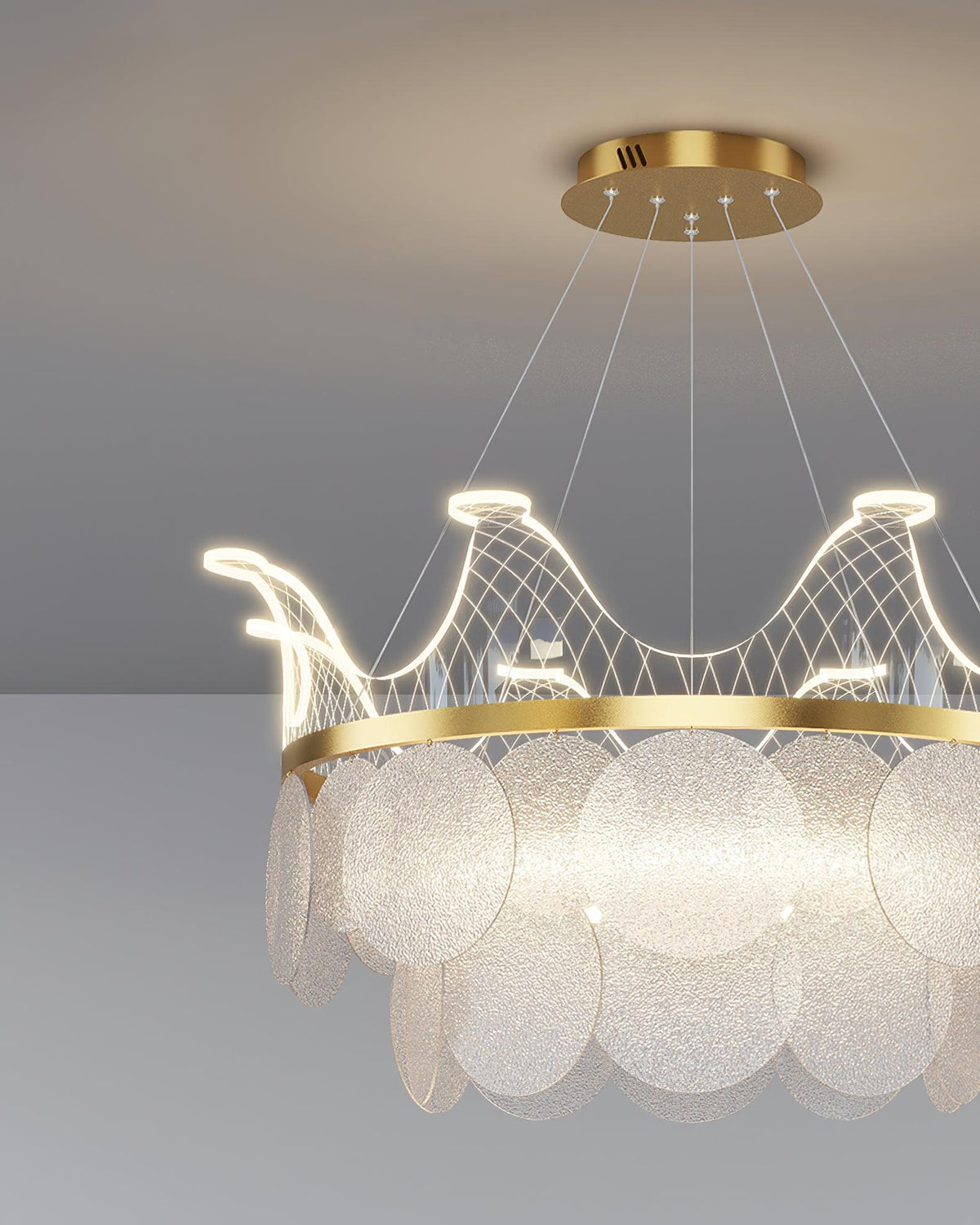 Vassar Crown Chandelier - view 10