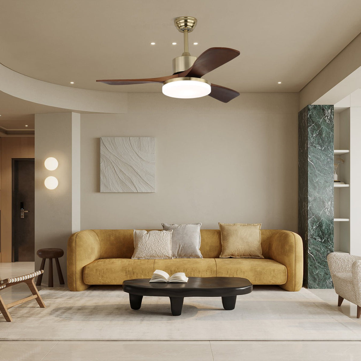 Vega Ceiling Fan Light - view 2