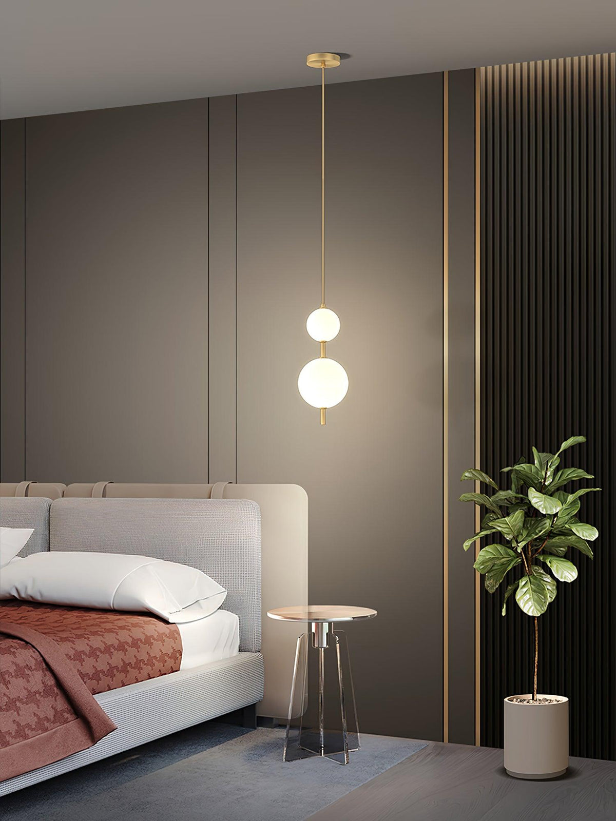 Vertical Globe Pendant Lamp - view 8