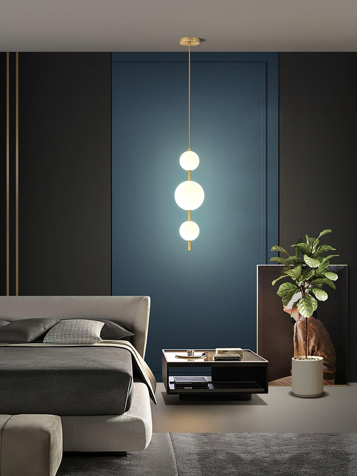 Vertical Globe Pendant Lamp - view 5