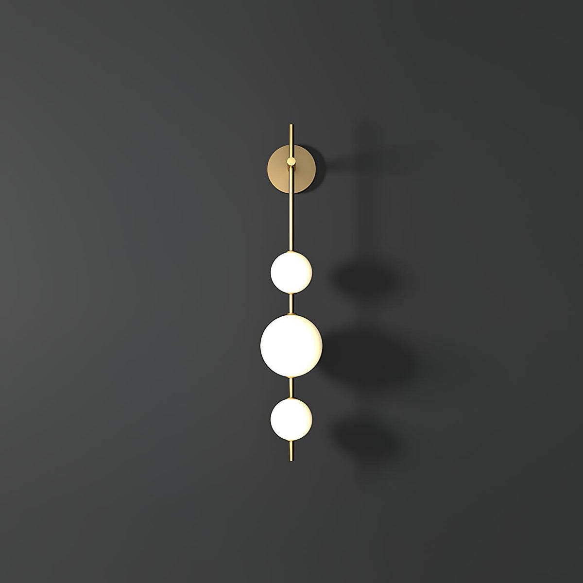 Vertical Globe Plug-in Wall Lamp - view 45