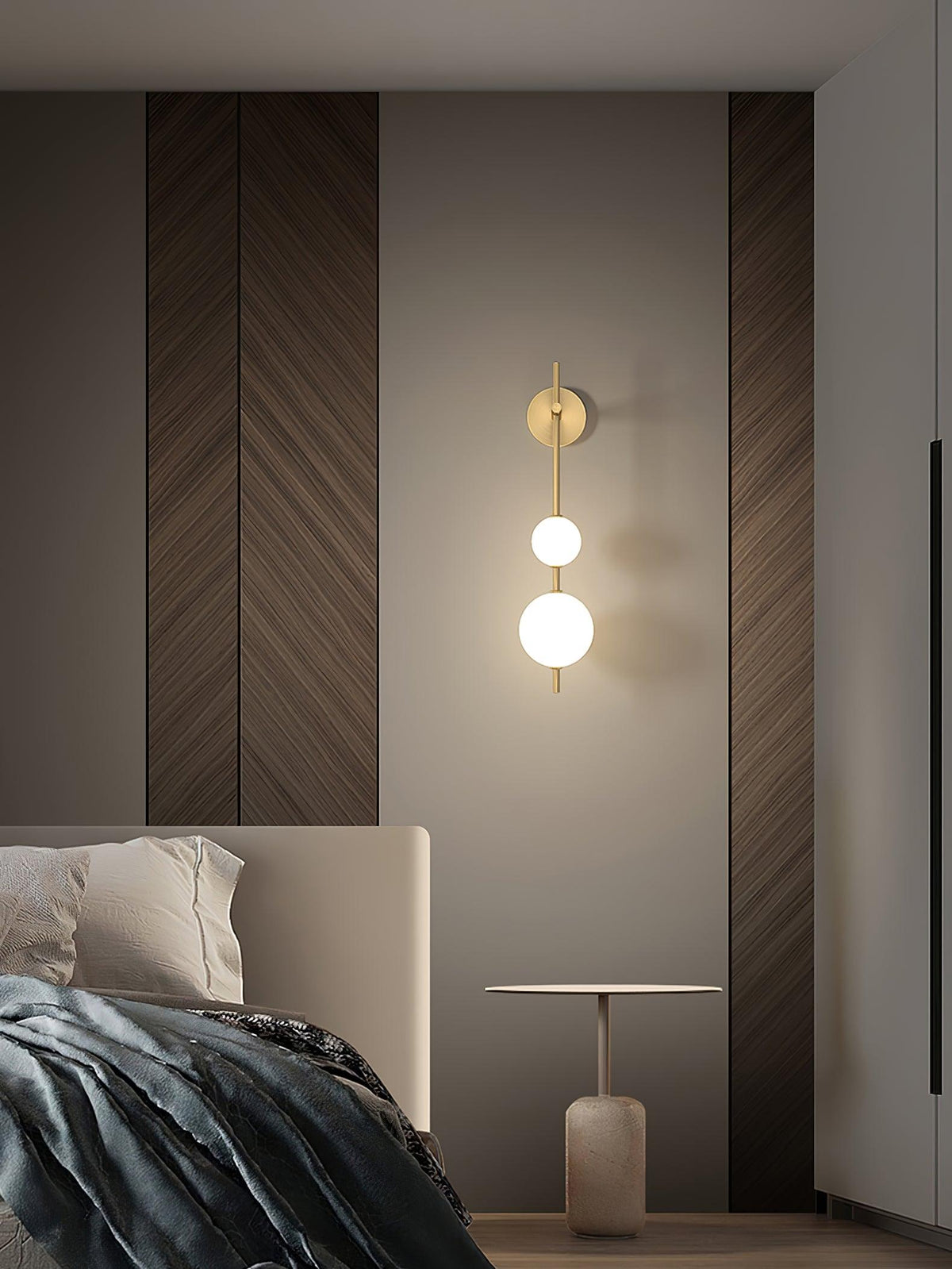 Vertical Globe Plug-in Wall Lamp - view 17