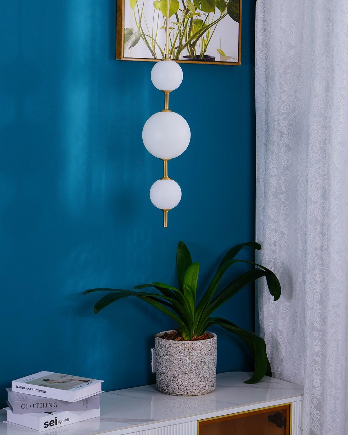 Vertical Globe Pendant Lamp - view 9