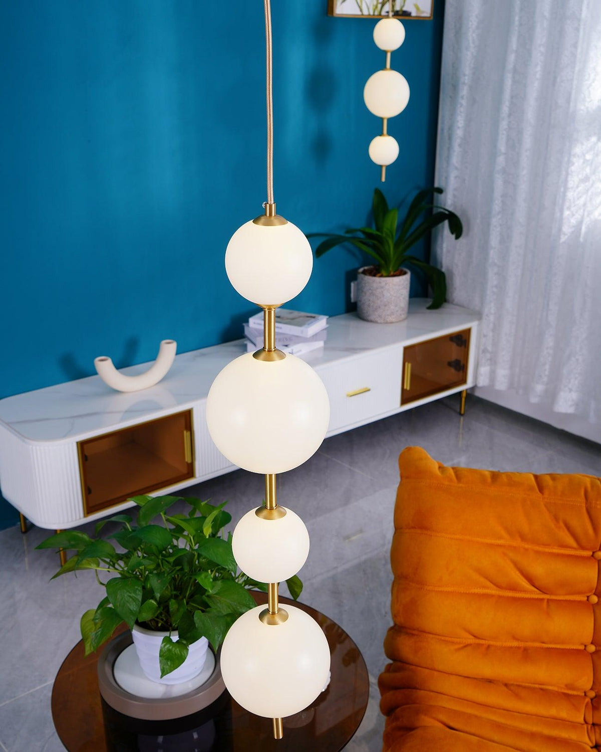 Vertical Globe Pendant Lamp - view 10