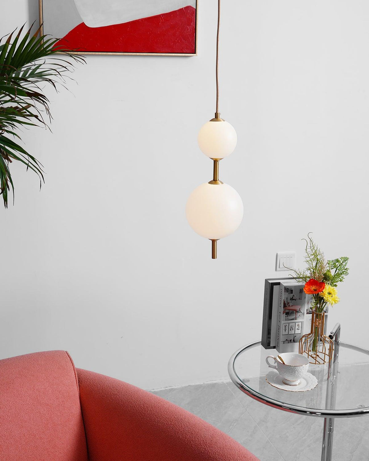 Vertical Globe Pendant Lamp - view 11