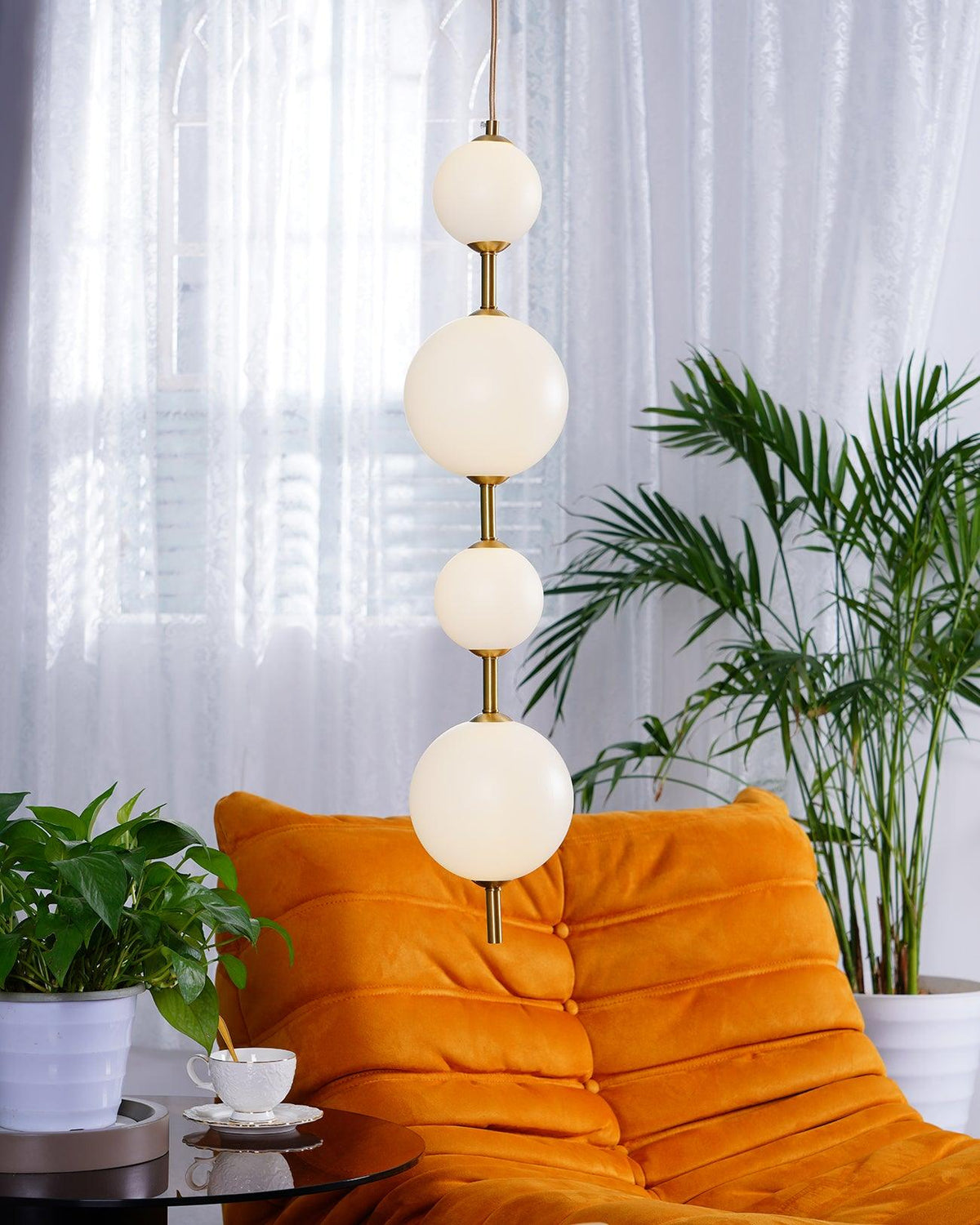Vertical Globe Pendant Lamp - view 7
