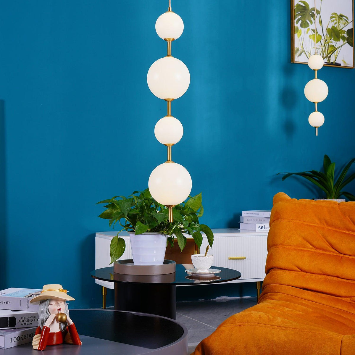 Vertical Globe Pendant Lamp - view 6