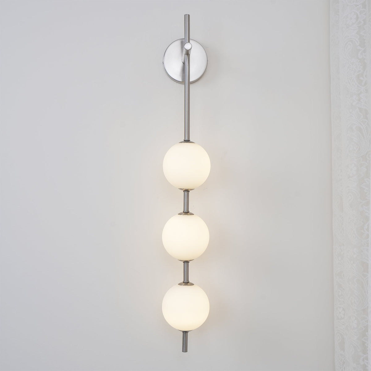 Vertical Globe Plug-in Wall Lamp - view 58