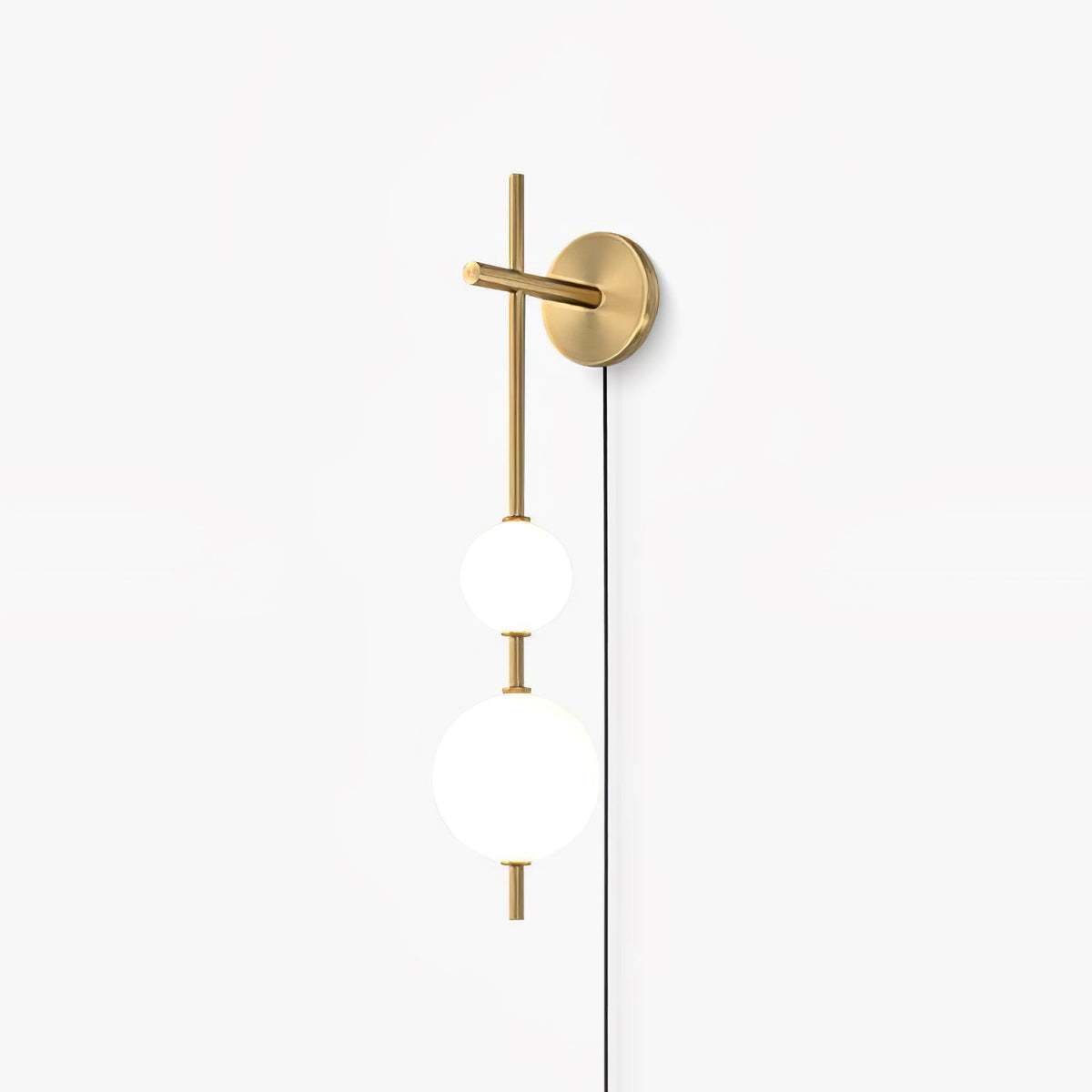 Vertical Globe Plug-in Wall Lamp - view 10