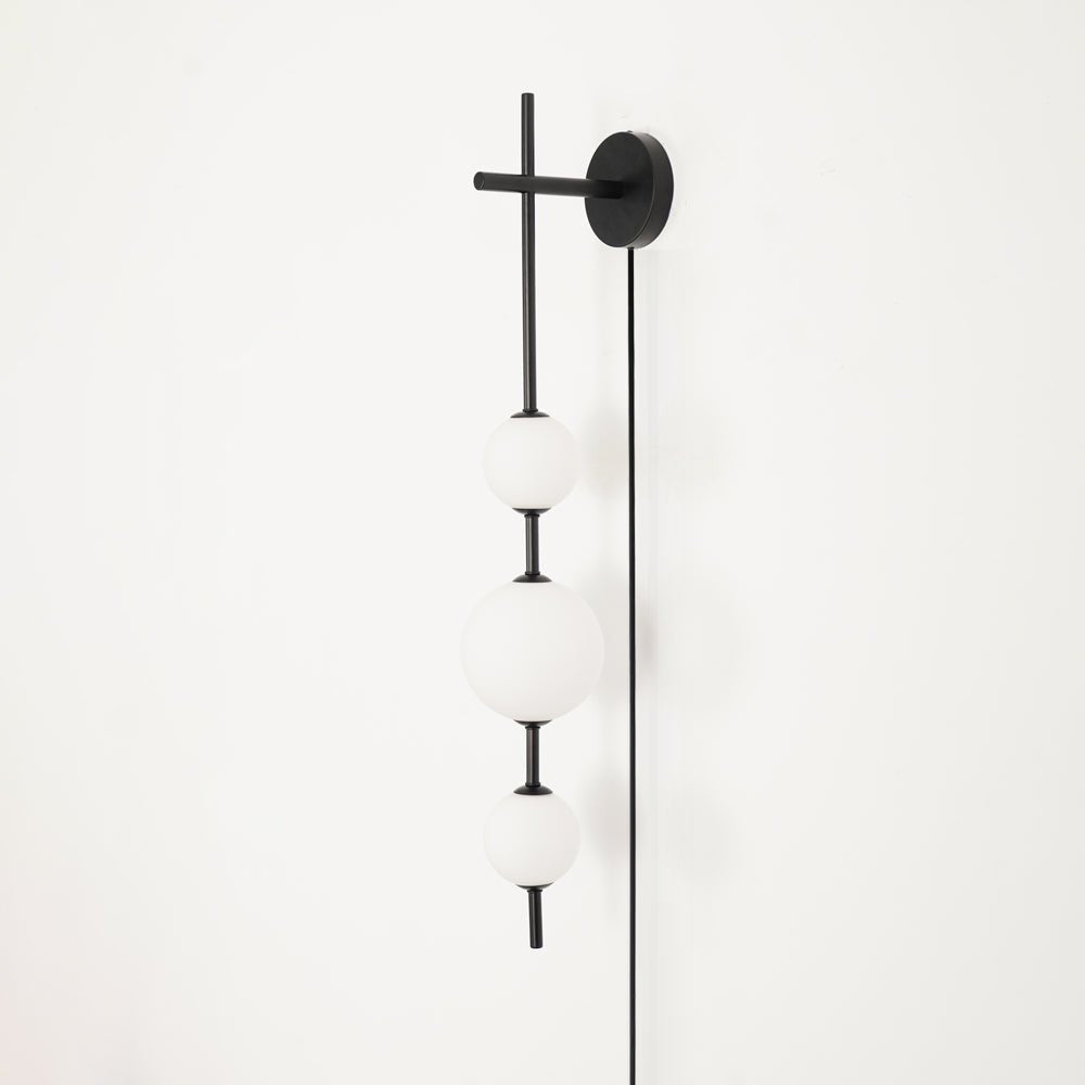 Vertical Globe Plug-in Wall Lamp - view 62