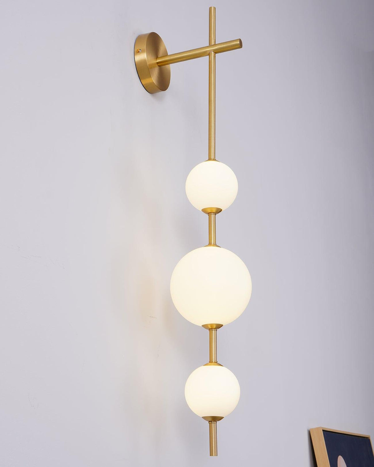 Vertical Globe Plug-in Wall Lamp - view 28