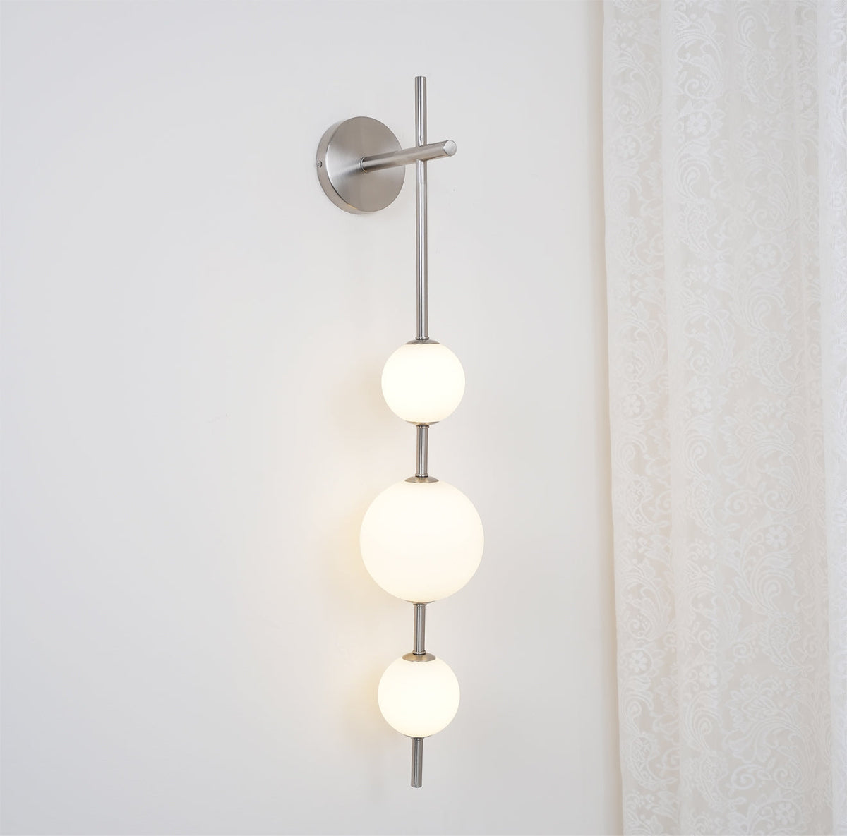 Vertical Globe Plug-in Wall Lamp - view 51